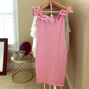 Striped bodycon dress